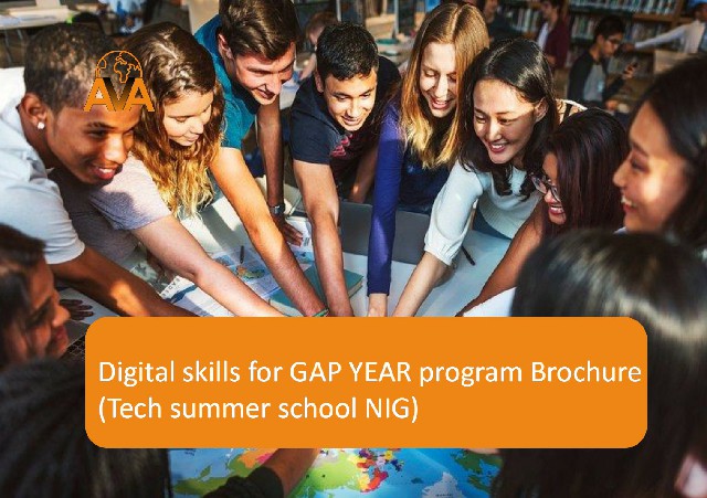 Digital skills for GAP YEAR program