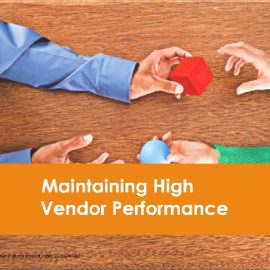Maintaining High Vendor Performance Training