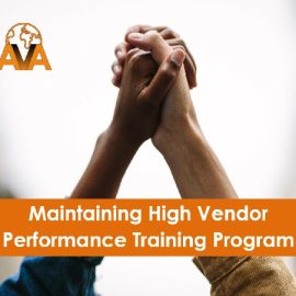 Maintaining High Vendor Performance Training Program